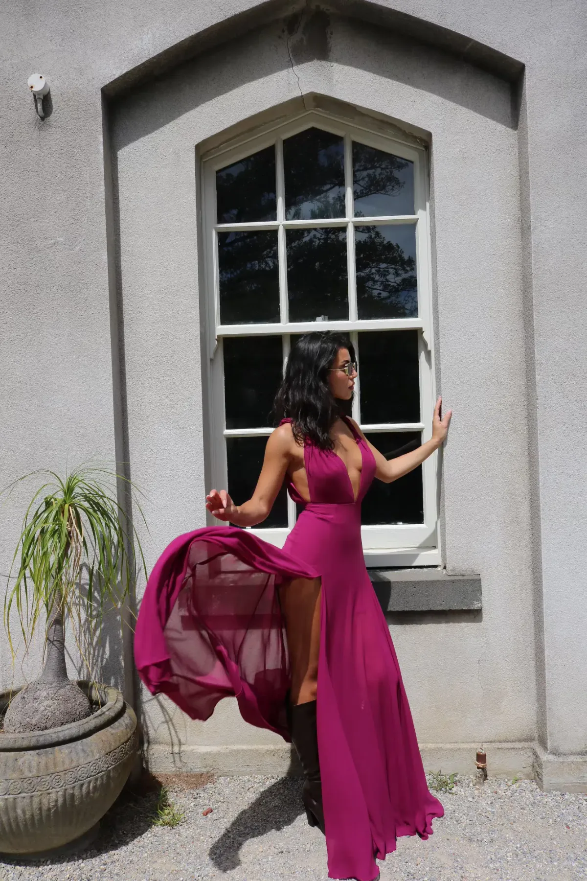 Calia Collection Gia Maxi Dress Fuchsia Size 10 - Image 5