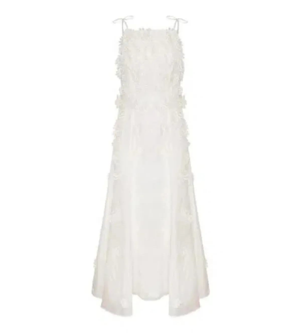 Rachel Gilbert Lorie Maxi Dress in Ivory Size 10 - Image 3