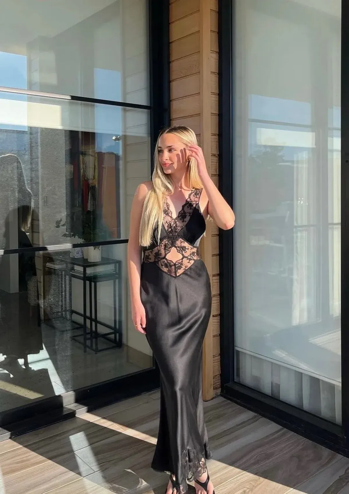 Sir The Label Aries Cut Out Dress Black Size 0 / AU 6 - Image 3