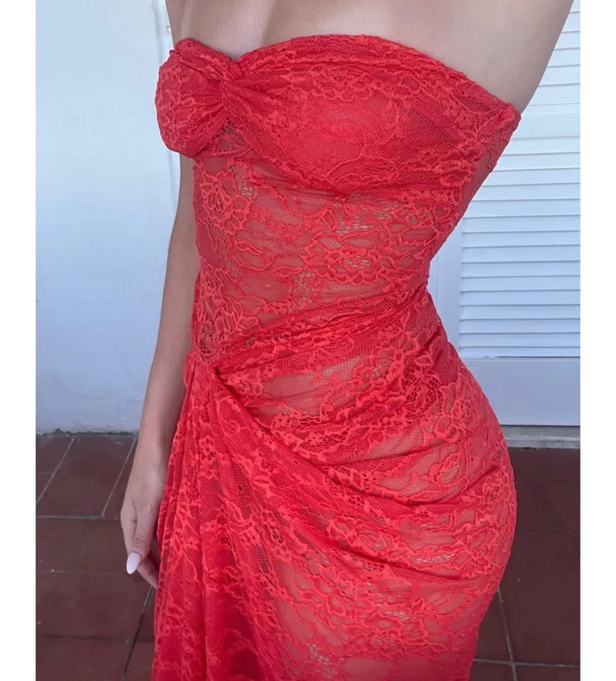 Natalie Rolt Naomi Dress in Red Size 0 / AU 6 - Image 3