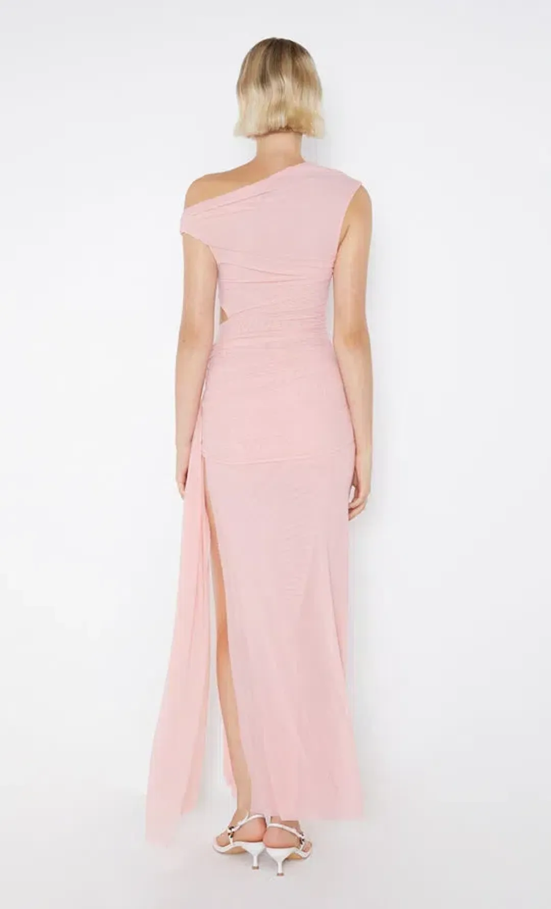 Bec & Bridge Victoria Asym Maxi Dress Pink Size 6 for rent on The Volte - main image