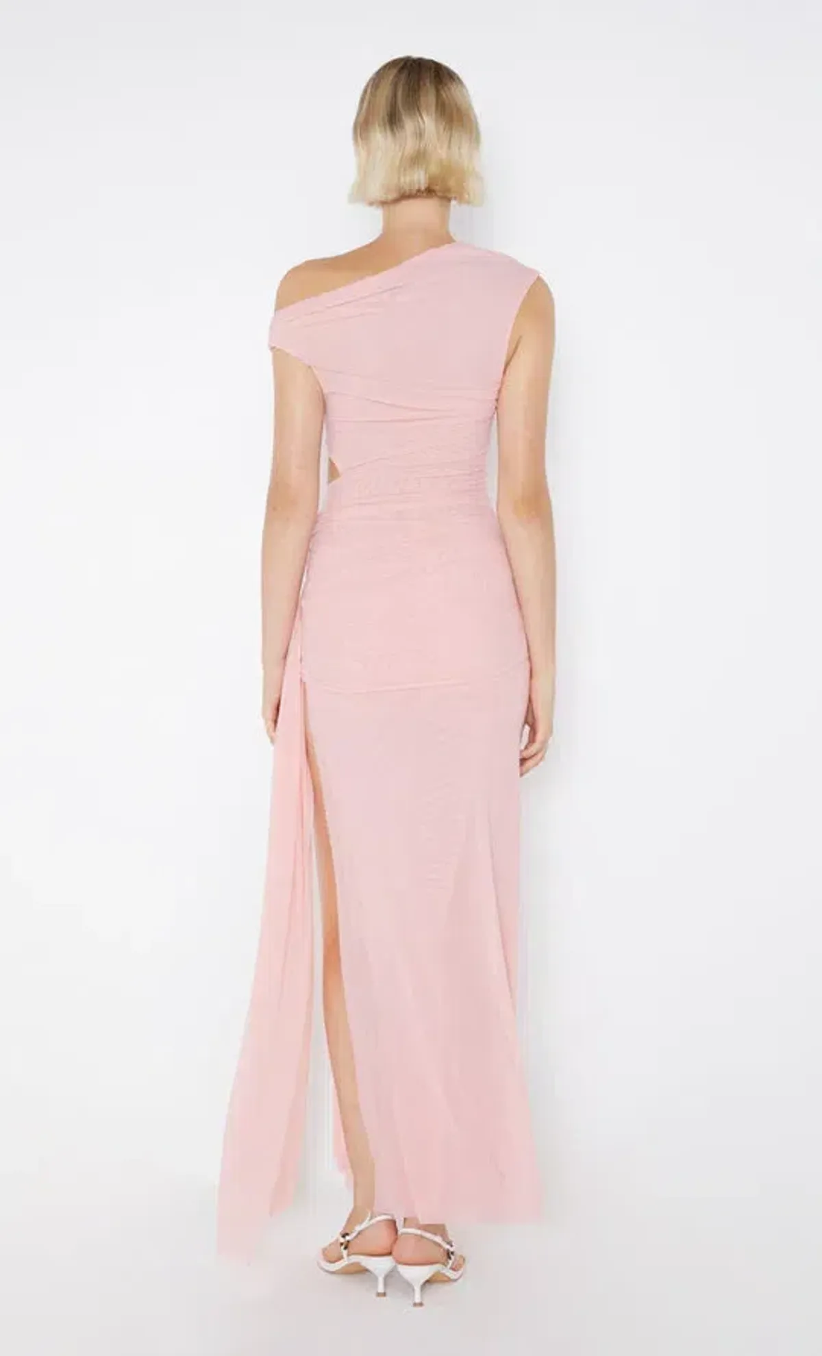 Bec & Bridge Victoria Asym Maxi Dress Pink Size 6 - Image 4