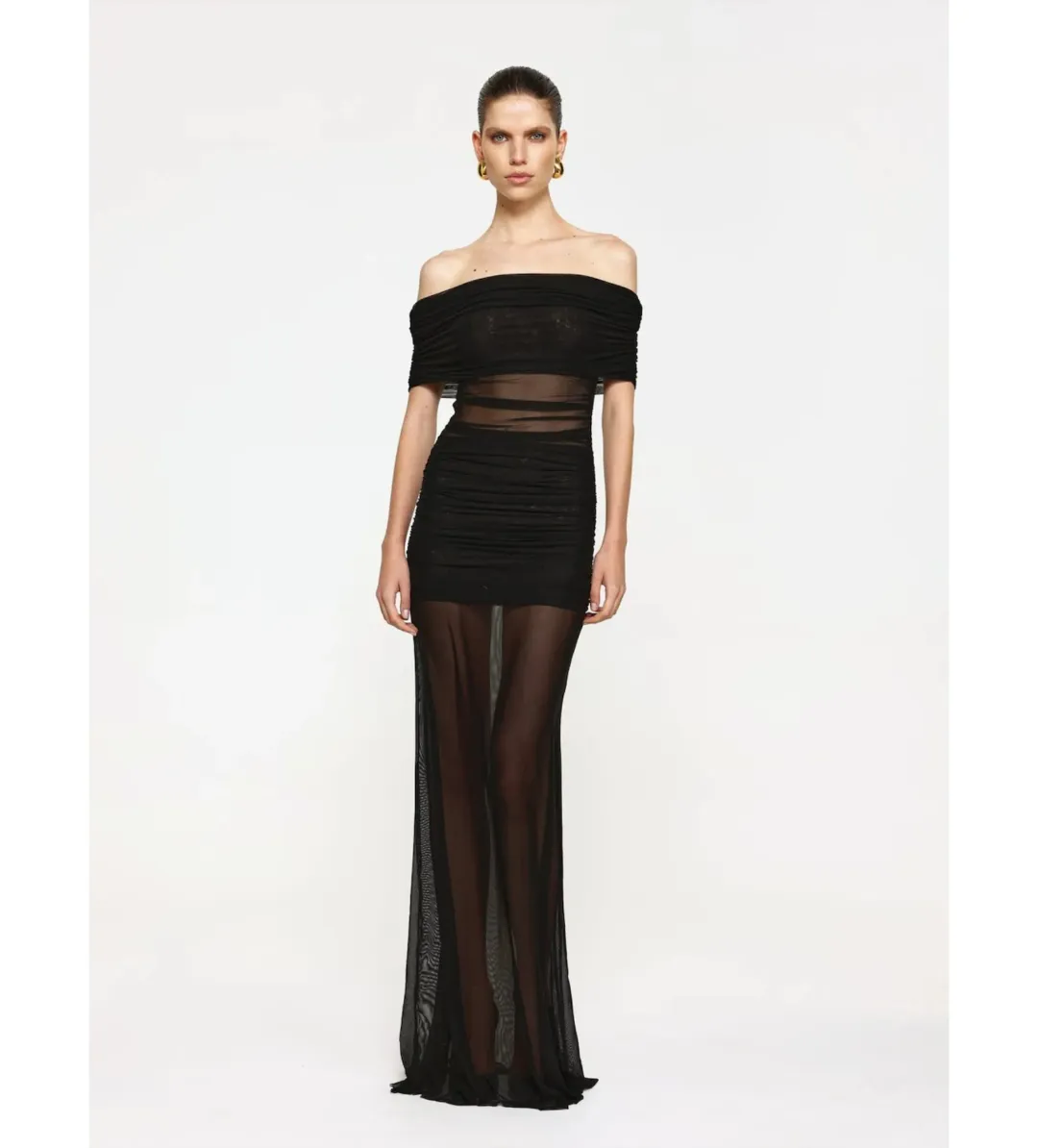 Effie Kats Windsor Gown Black Size XS 6-8 AU for rent on The Volte - main image
