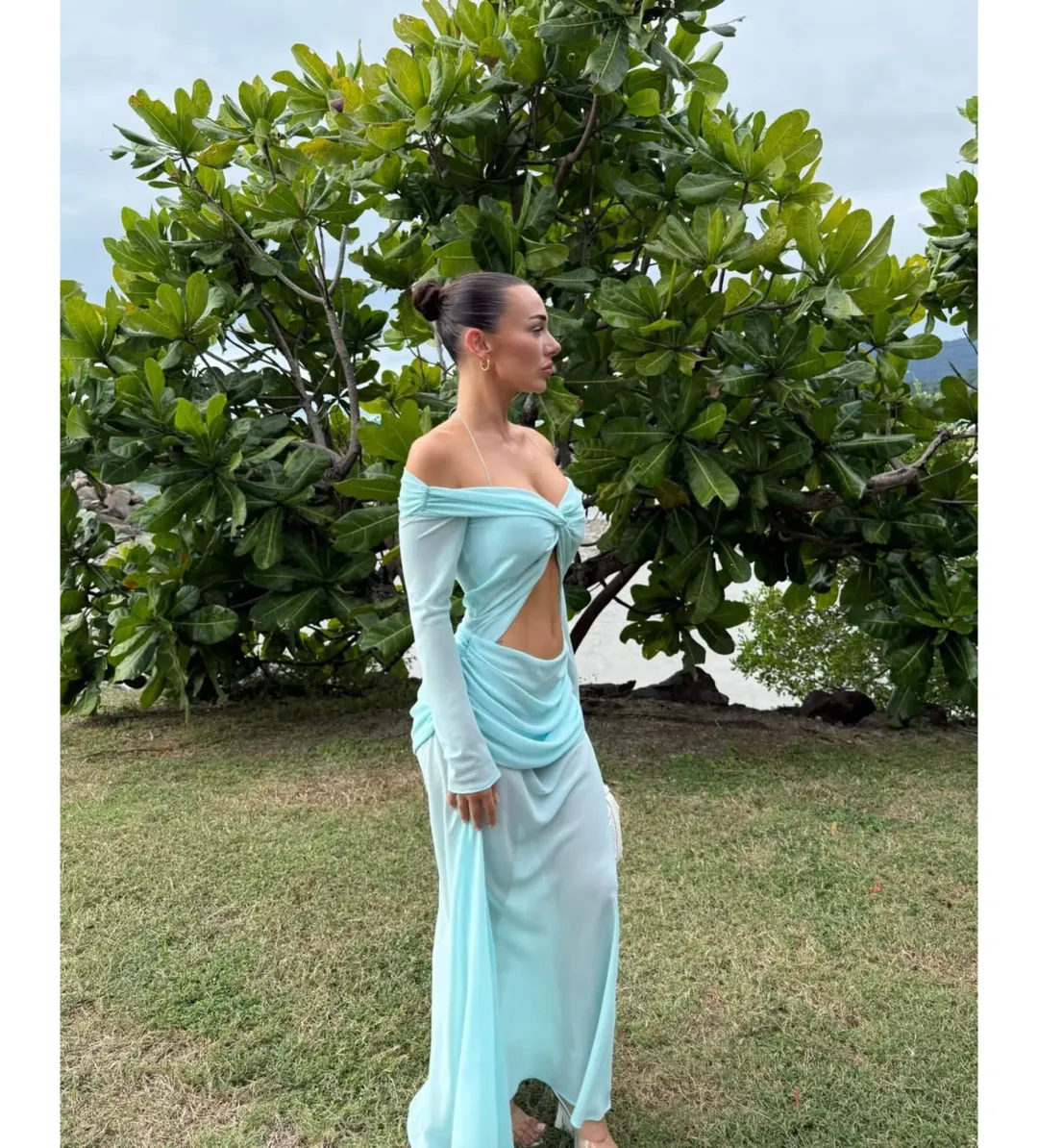 Natalie Rolt Emily Gown Baby Blue Size 1 / 8 AU for rent on The Volte - main image