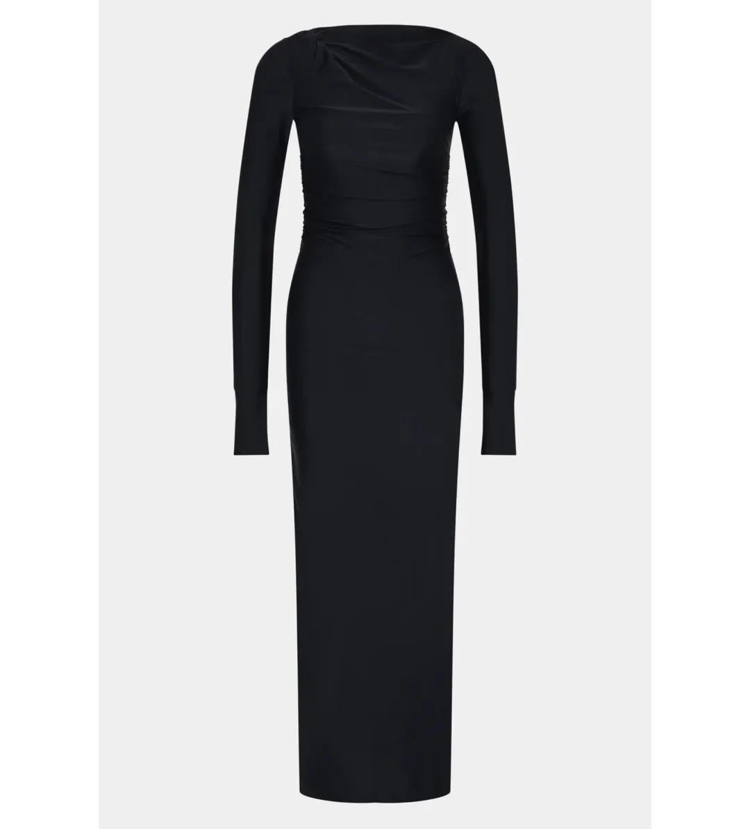 Sir the Label Elm Long Sleeve Midi Dress in Black Size 8/S for rent on The Volte - main image