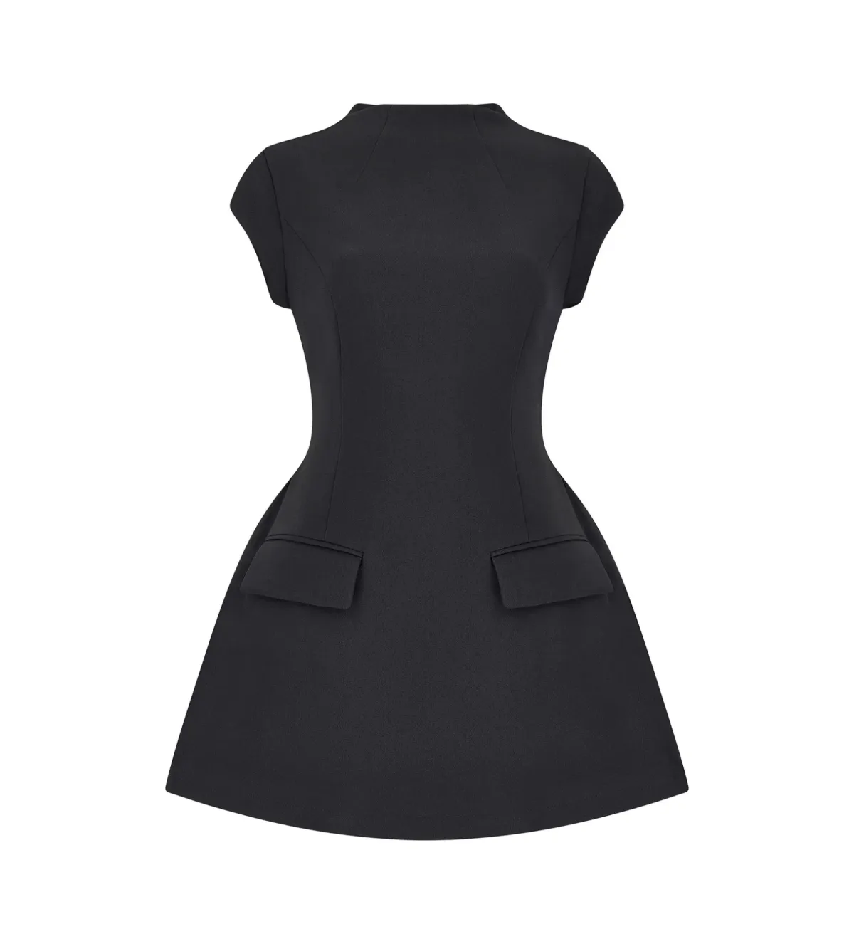 Odd Muse The Ultimate Muse Cap Sleeve Mini Dress Black Size S/AU 8 - Image 5