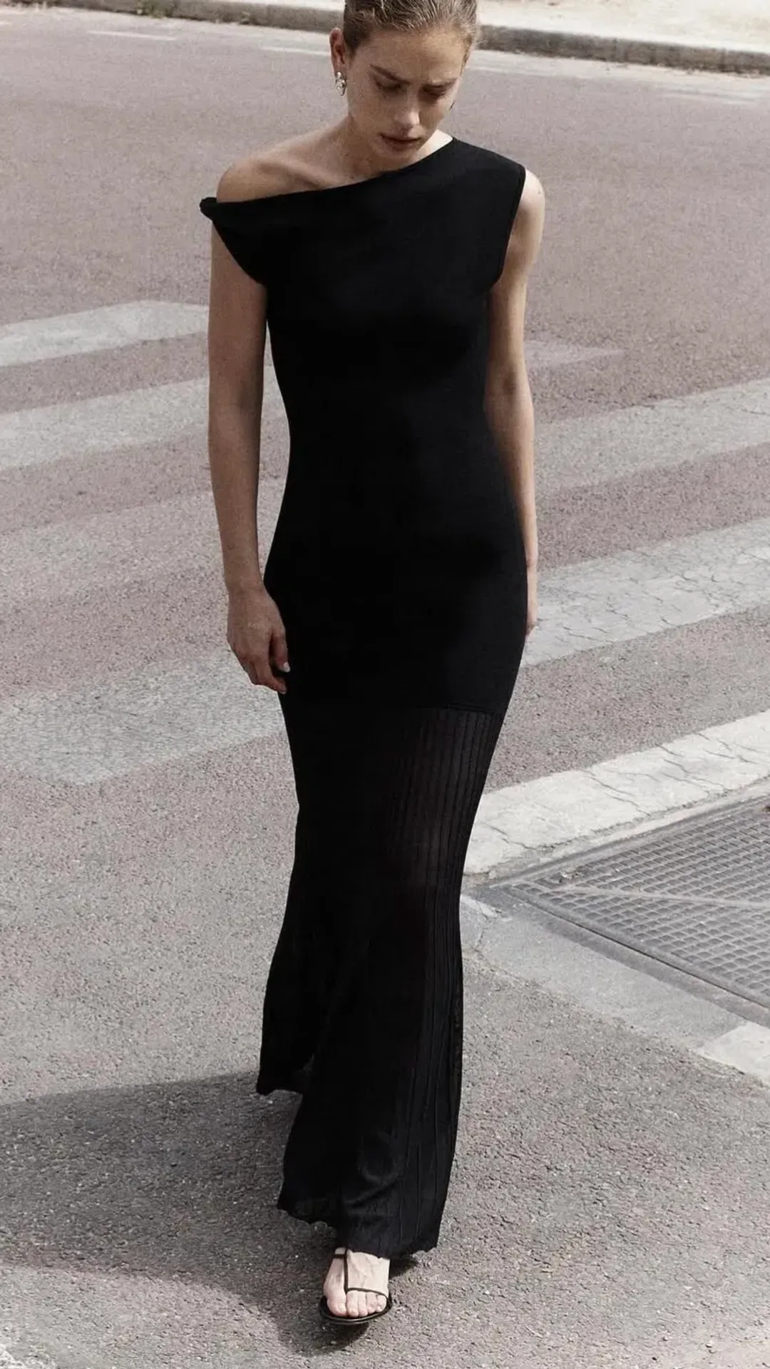 Sir The Label Glow Twist Midi Black Size AU 10 for rent on The Volte - main image