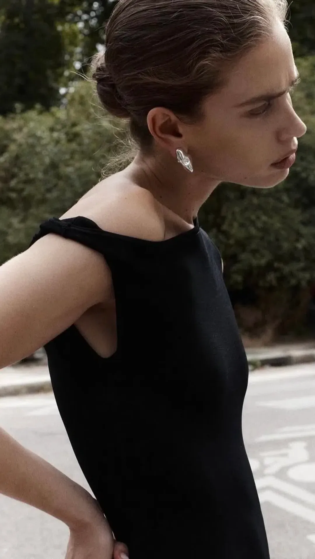 Sir The Label Glow Twist Midi Black Size AU 10 for rent on The Volte - main image