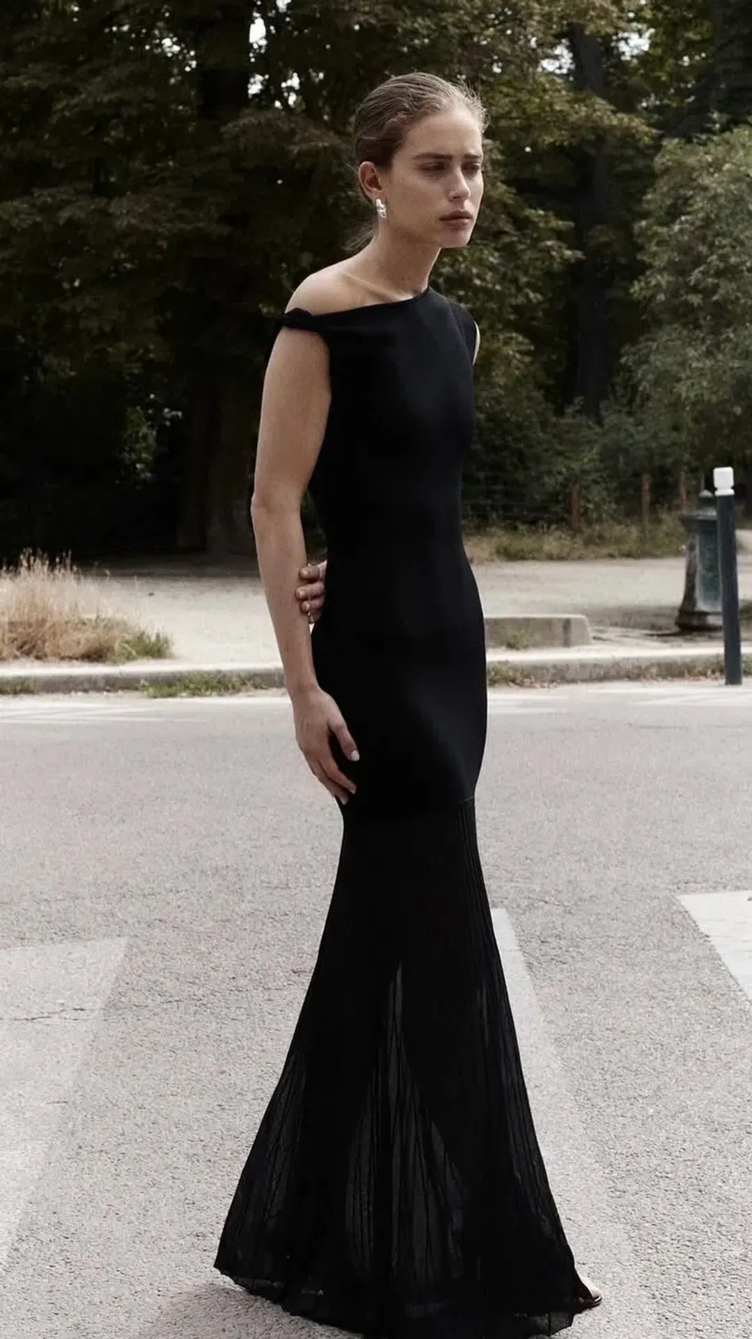 Sir The Label Glow Twist Midi Black Size AU 10 for rent on The Volte - main image