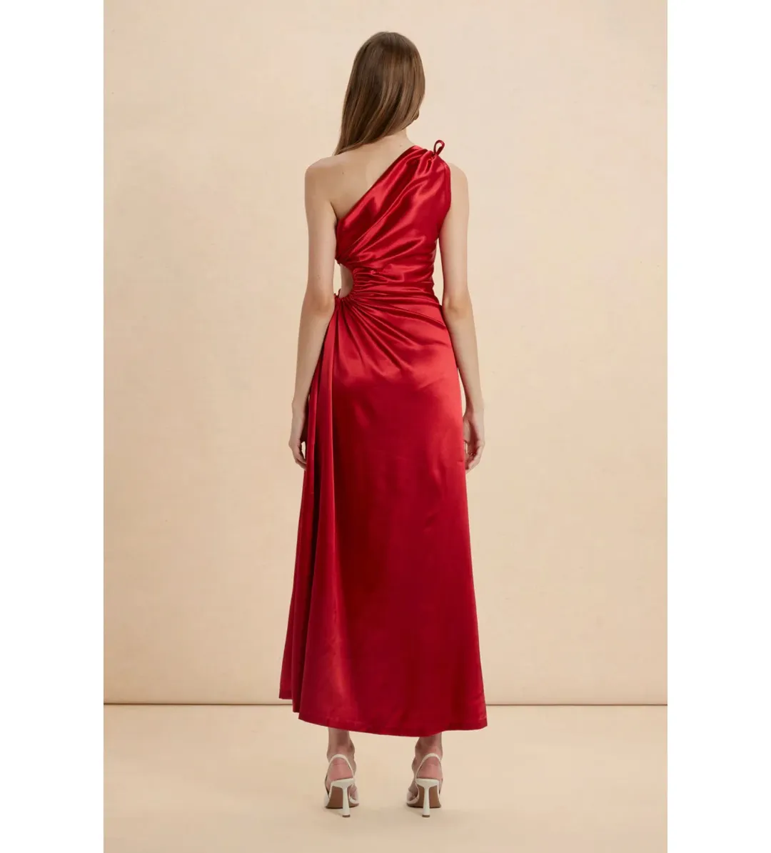 Sonya Moda Nour Maxi Dress Scarlet Red Size AU 8 for rent on The Volte - main image