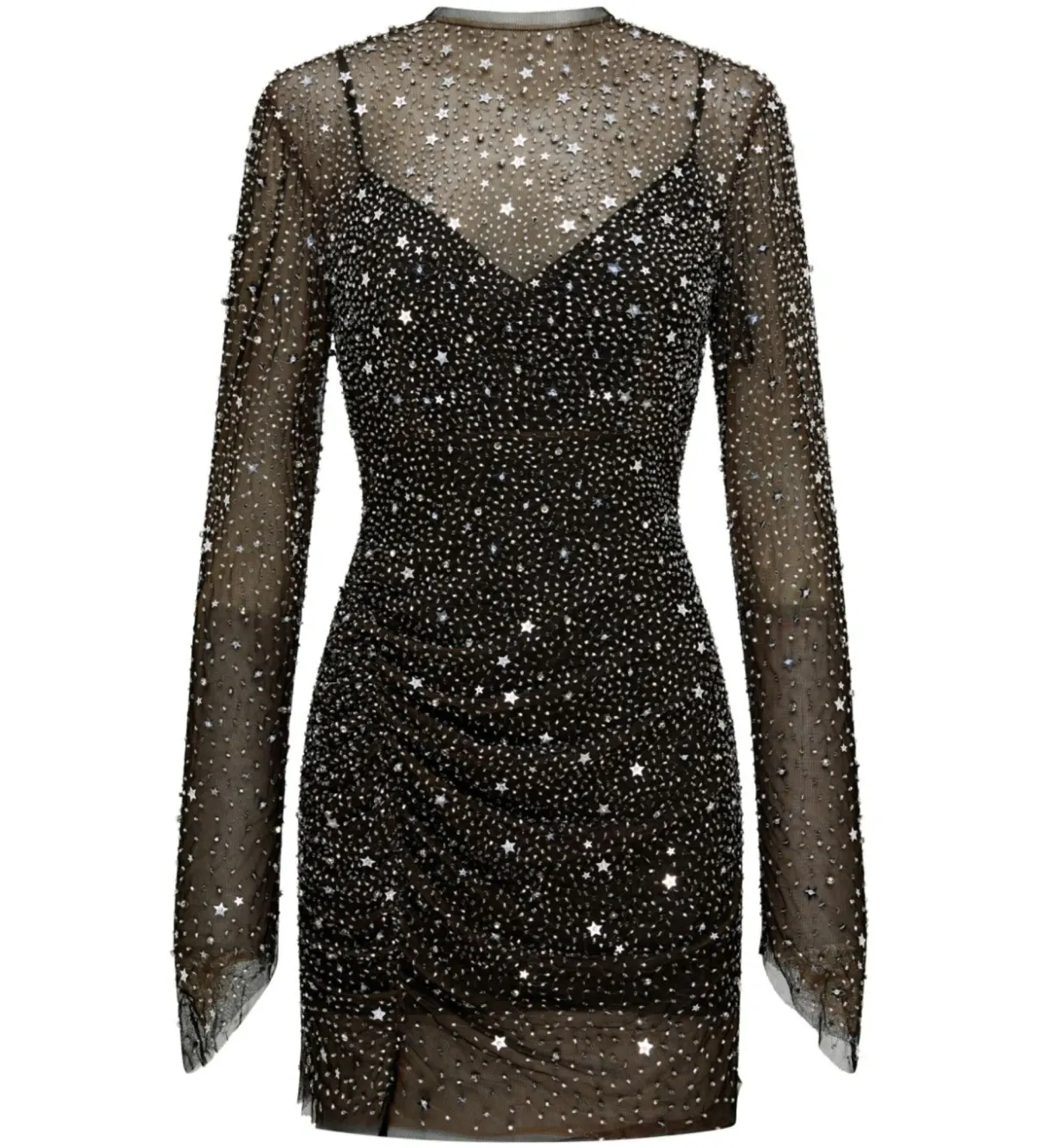 Rachel Gilbert Charley Mini Dress Black Size S/AU 8 - Image 5