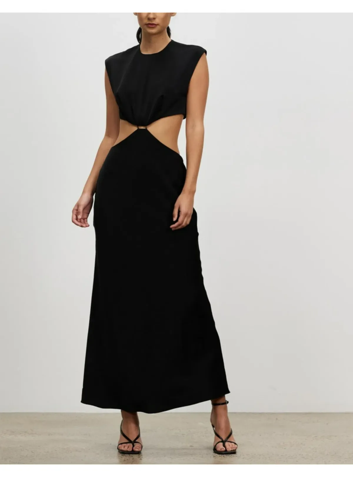 Bec & Bridge Ciao Bella Midi Dress Black Size AU 8 - Image 1