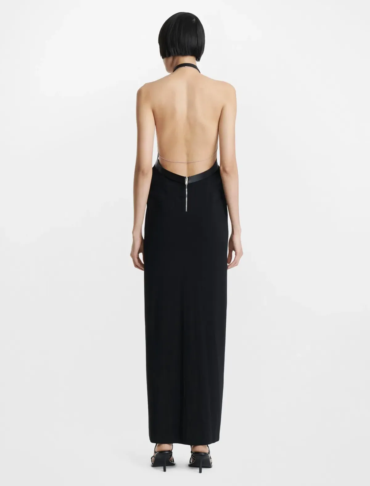 Dion Lee Leaf Arrow Dress Vachetta Size Au 8 - Image 4