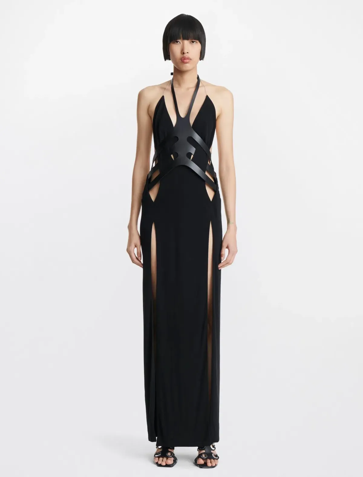 Dion Lee Leaf Arrow Dress Vachetta Size Au 8 - Image 2