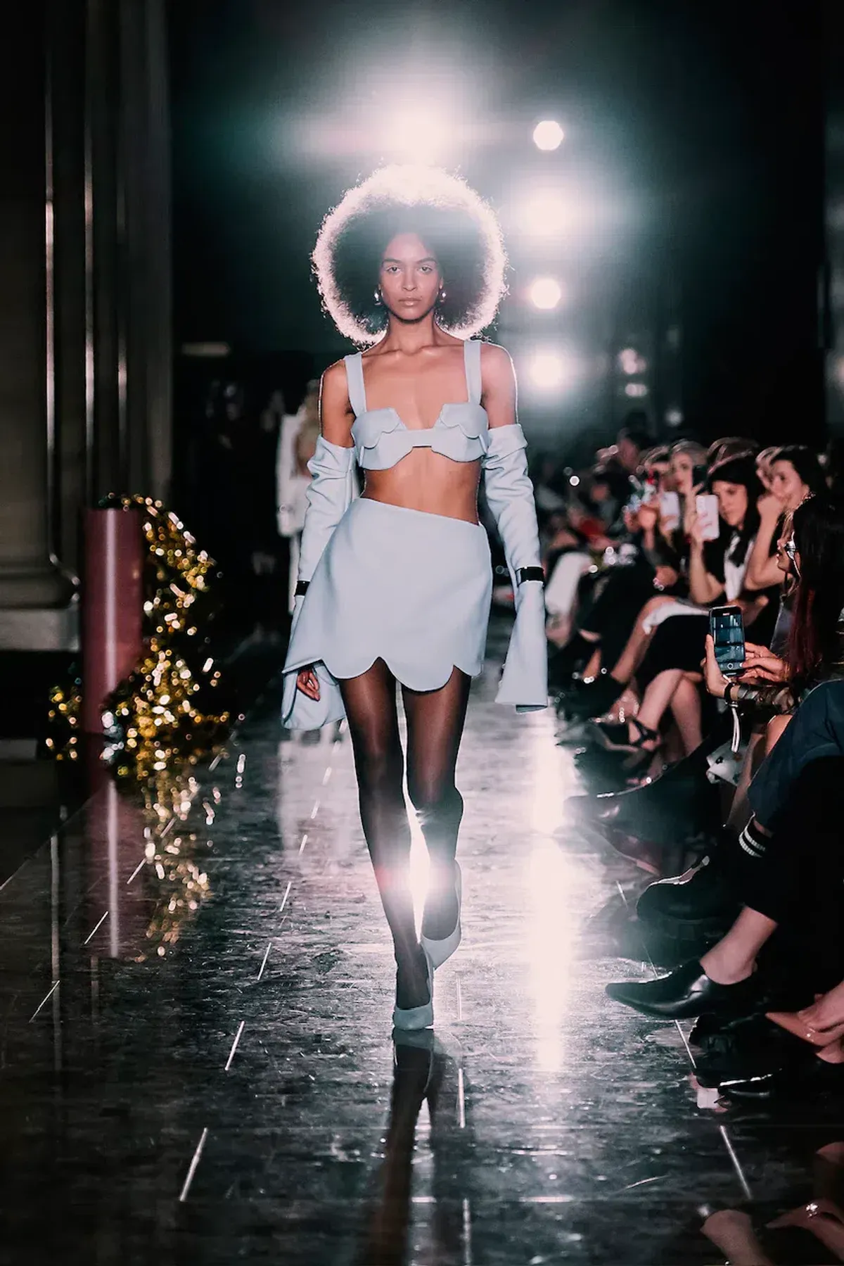 Mariam Seddiq Blue Runway Set Blue Size S/Au 8  - Image 1