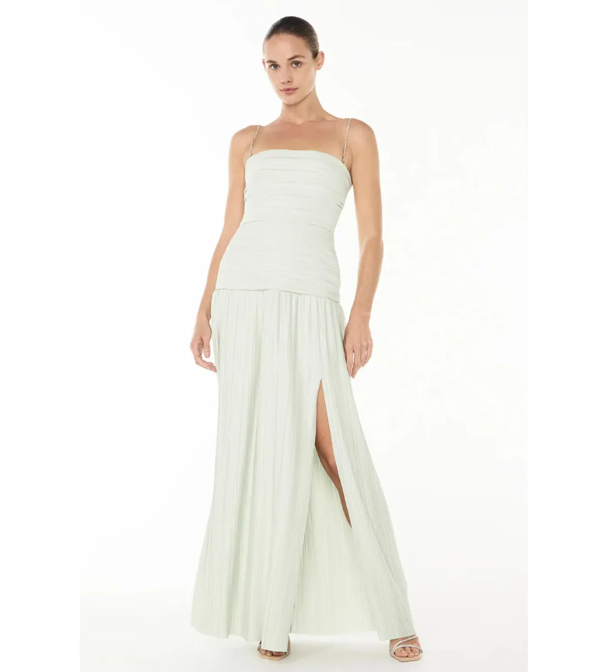 Manning Cartell Royal Debut Maxi Dress Sage Size AU 6 - Image 2