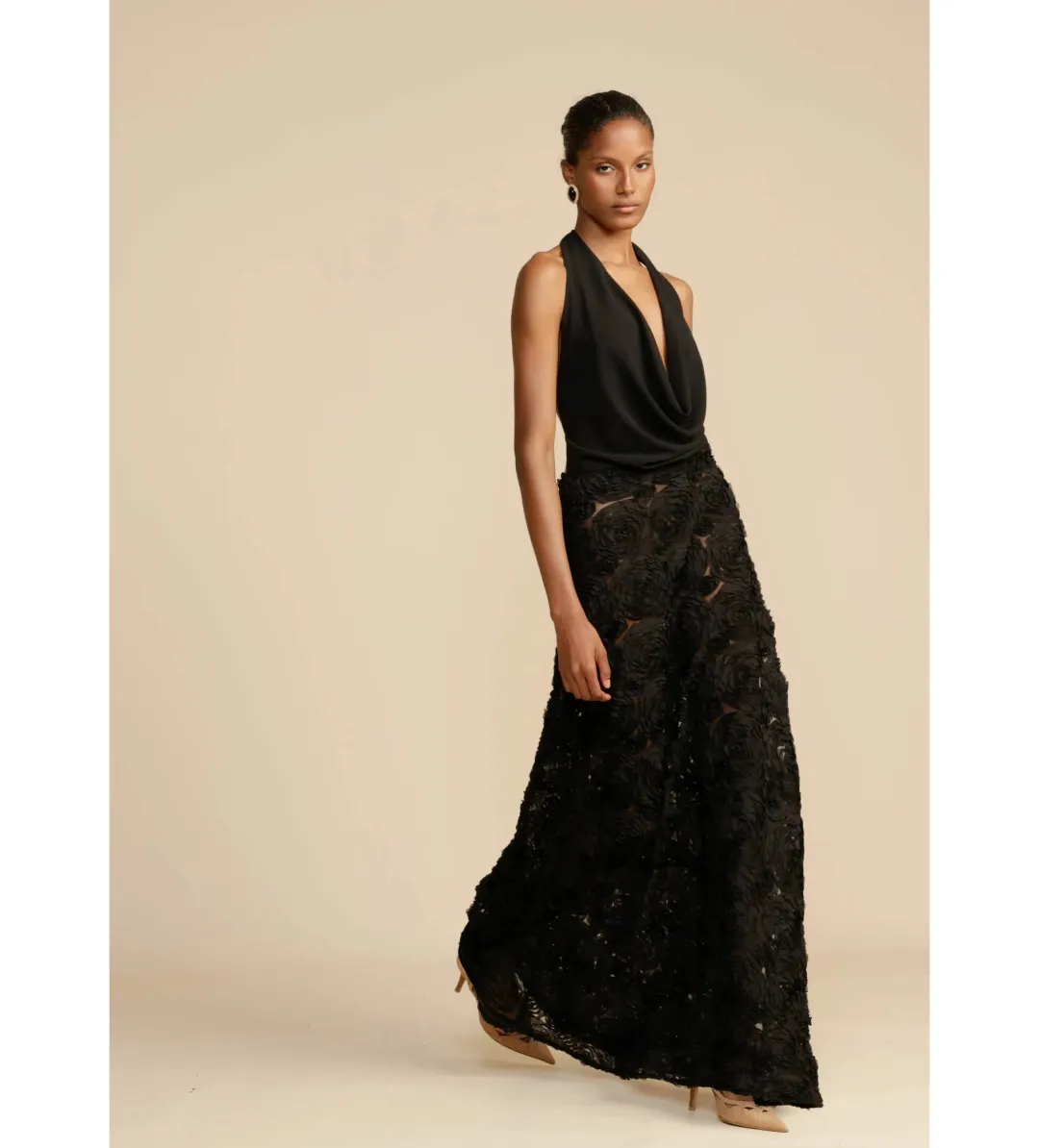 Arcina Ori Adriana Maxi Dress Black Size XS/AU 6 for rent on The Volte - main image