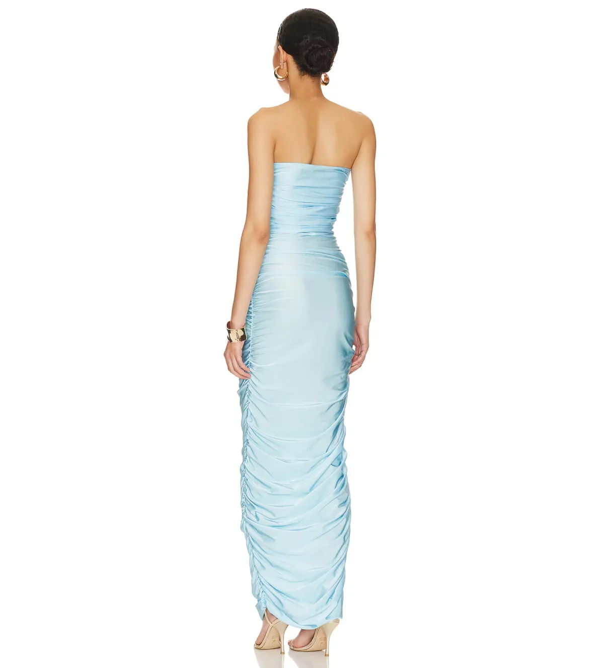 Baobab Magalenha Strapless Maxi Dress in Ice Blue Size S / AU 8 - Image 3