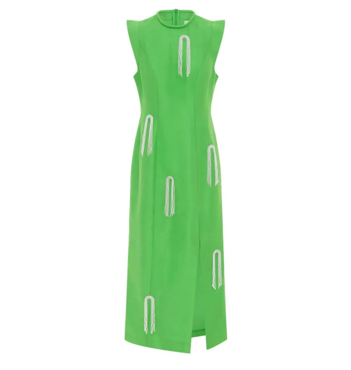 Alemais Dazzle Midi Dress Green Size 12 - Image 2