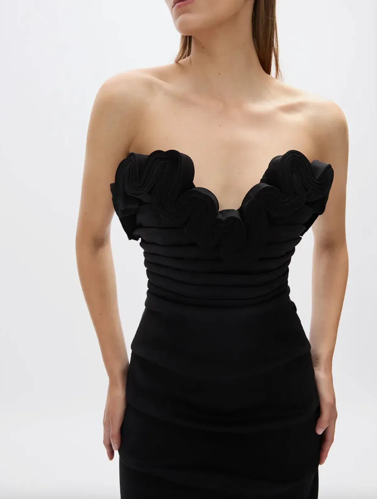 Rachel Gilbert Ren Gown Dress Black Size 1 / AU 8 - Image 2