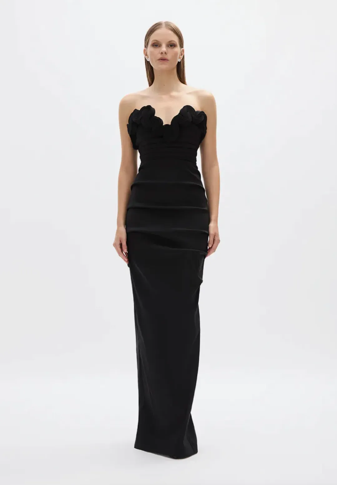 Rachel Gilbert Ren Gown Dress Black Size 1 / AU 8 for rent on The Volte - main image