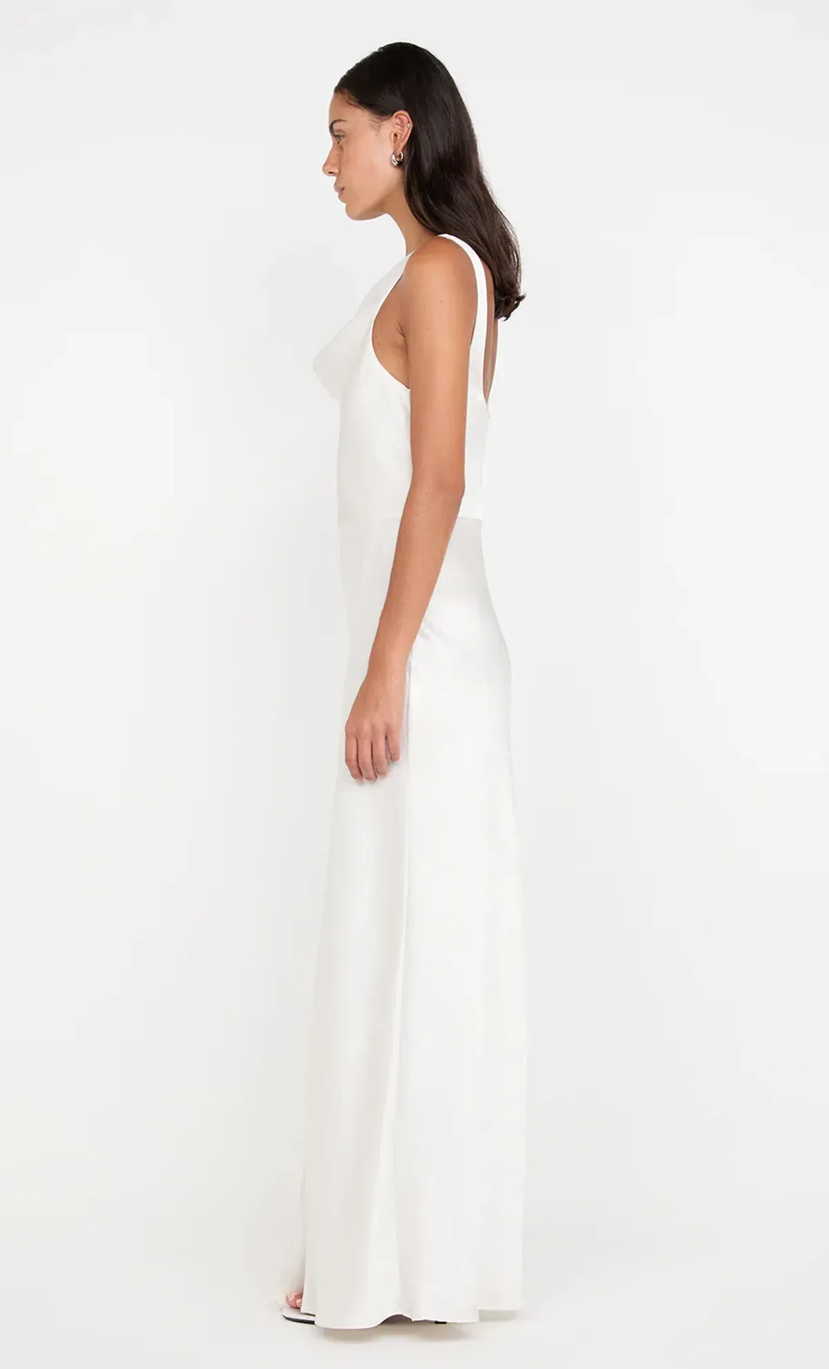 Bec And Bridge Austen Cowl Neck Maxi Dress In Ivory Size AU 10 - Image 3