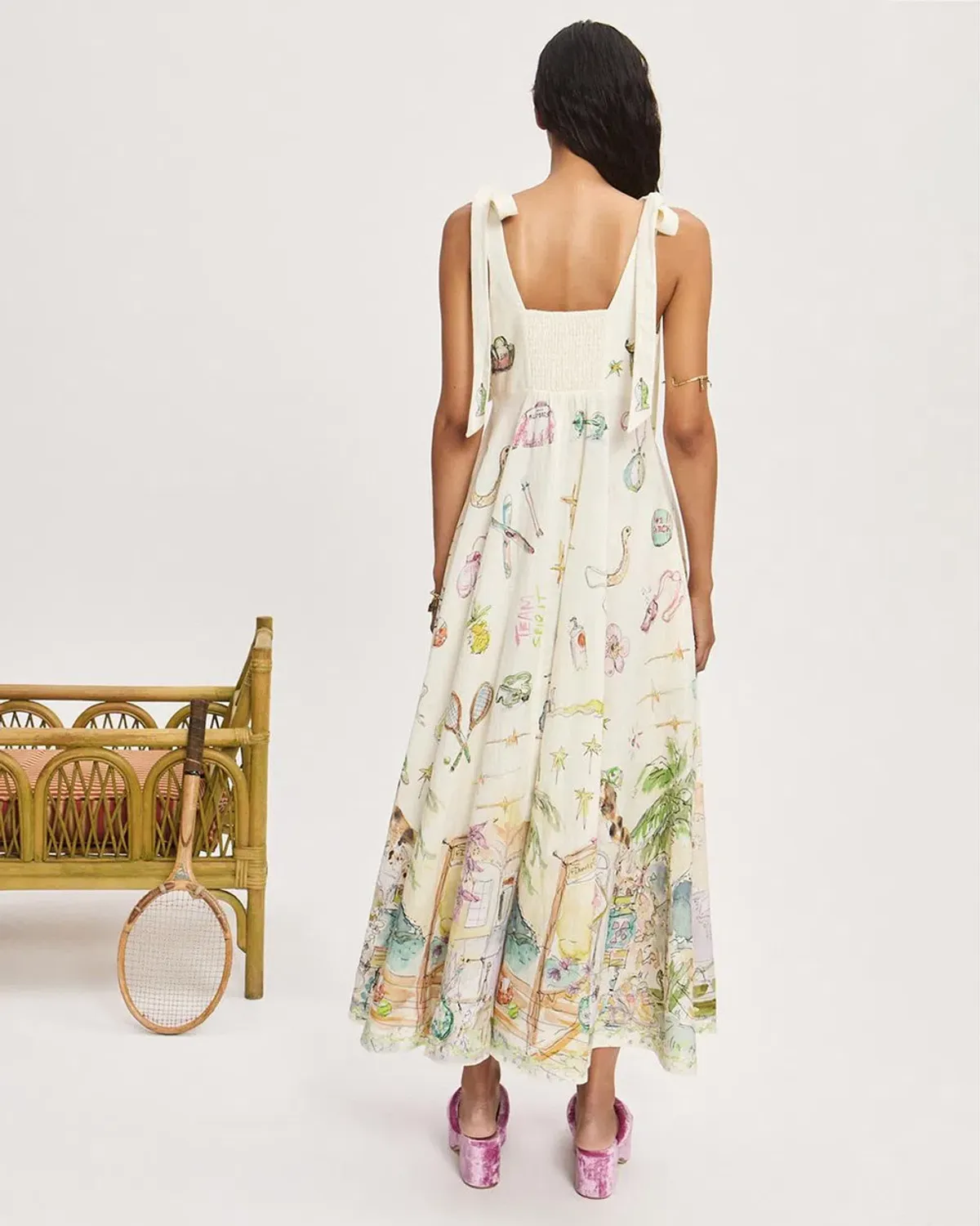 Alemais Anouk Ballet Sundress Print Size AU 10  - Image 3