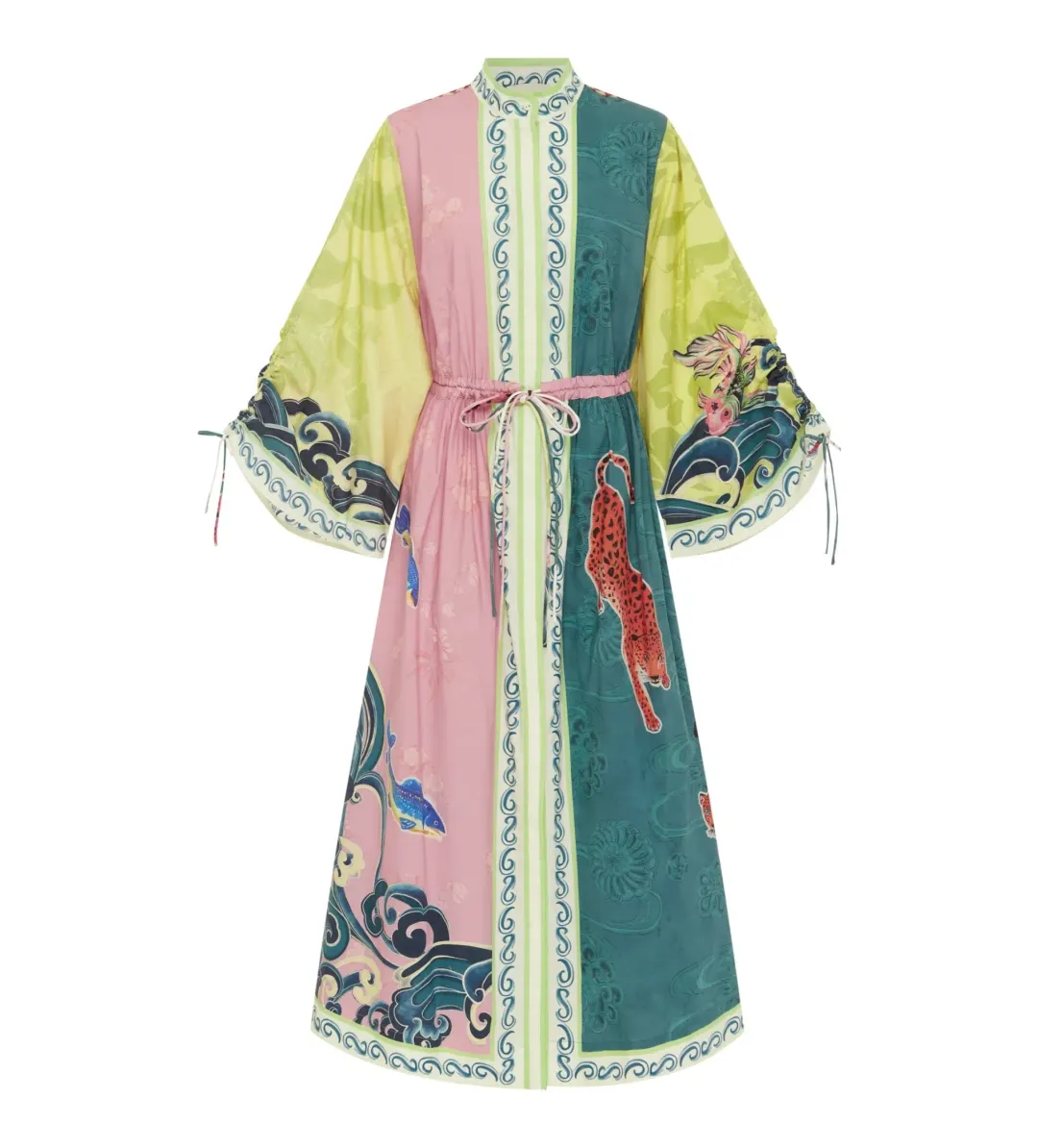 Alemais Rochester Shirtdress Midi Dress Multi Size 10 for rent on The Volte - main image