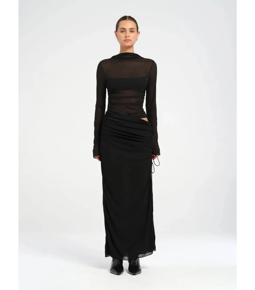 Benni Mable Maxi Dress Black Size 8 for rent on The Volte - main image