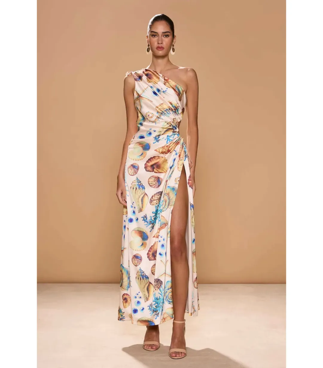 Sonya Moda Nour Seashell Maxi Dress Print Size AU 6 for rent on The Volte - main image