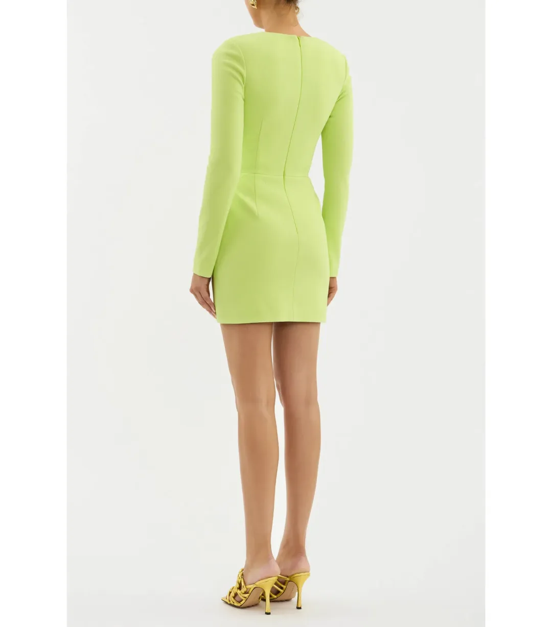 Rebecca Vallance Aria Mini Dress Green Size 8 for rent on The Volte - main image