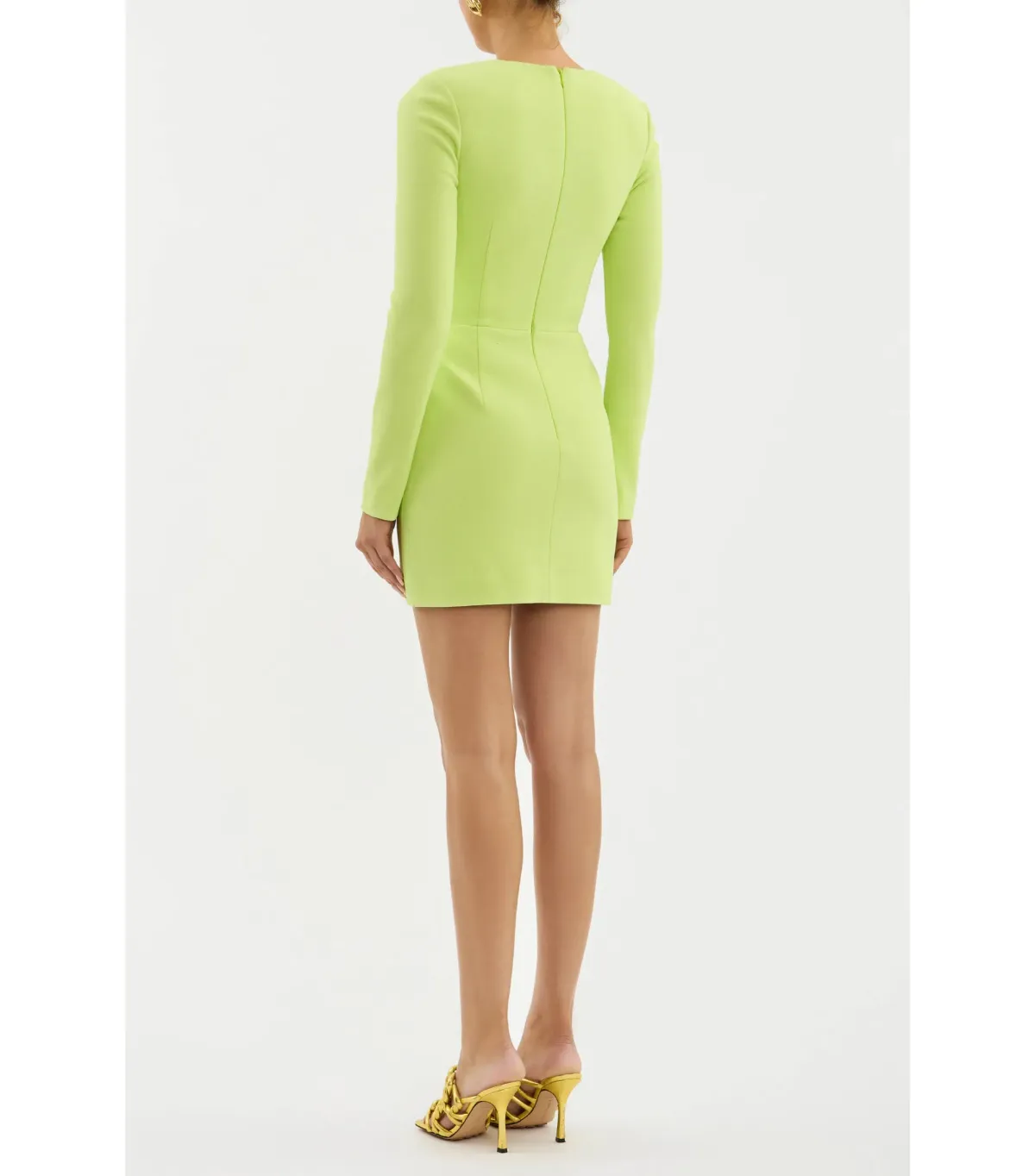 Rebecca Vallance Aria Mini Dress Green Size 8 - Image 3