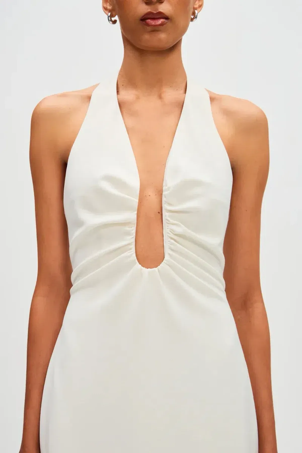 Misha Alusia Maxi Dress White Size 8 - Image 3