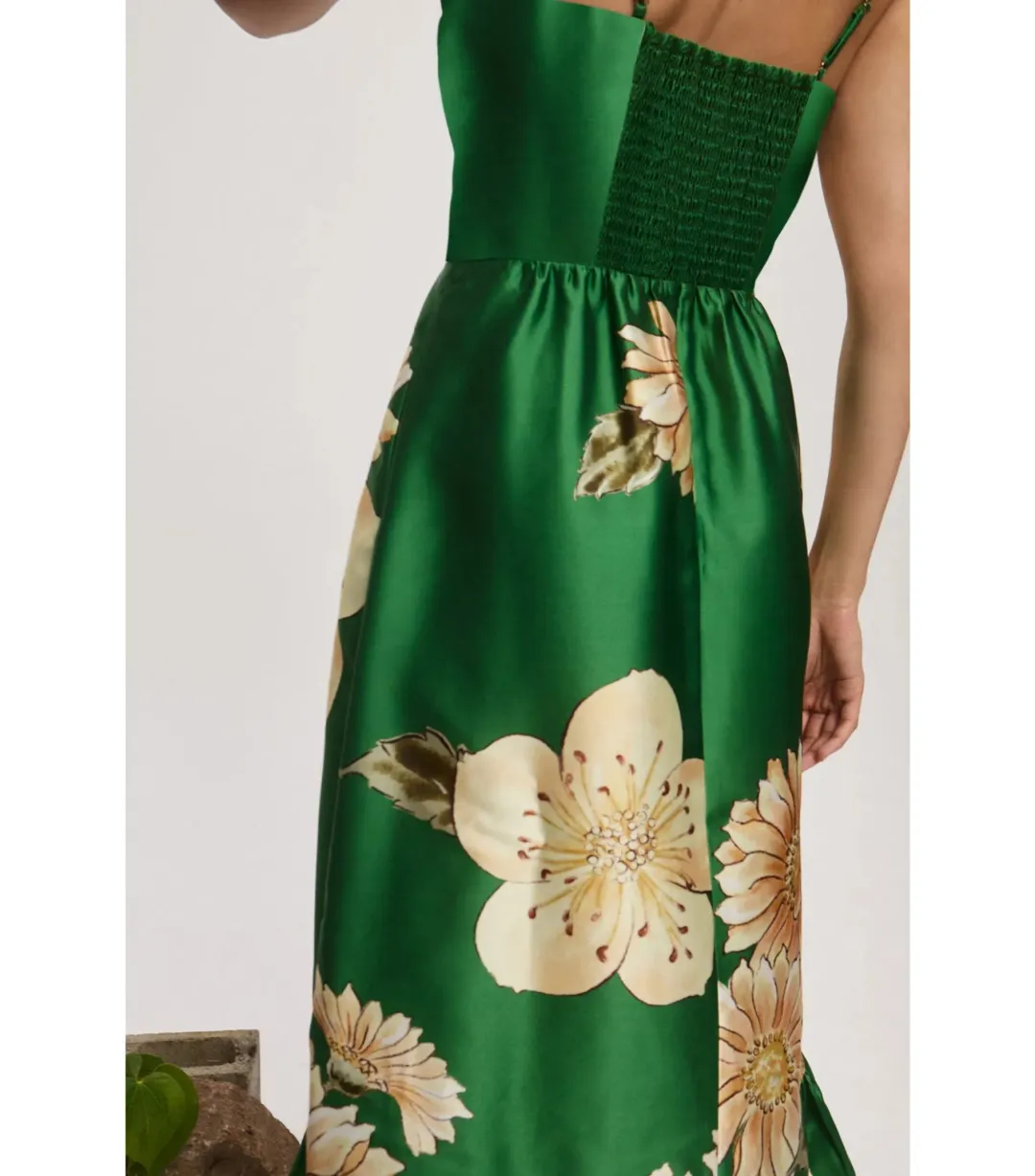 Alemais Sage Midi Dress Green Size AU 8 for rent on The Volte - main image