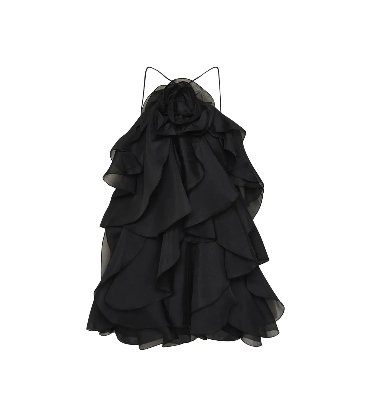 Aje Pandorea Layered Mini Dress in Black Size L / AU 12 - Image 4