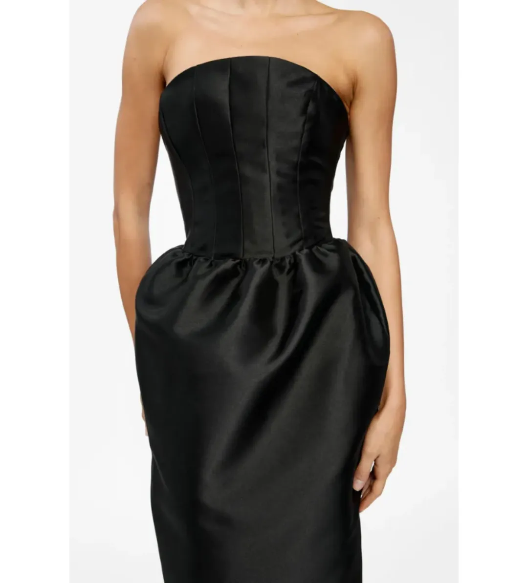 Effie Kats Lillia Dress in Black Size M/AU 10 for rent on The Volte - main image