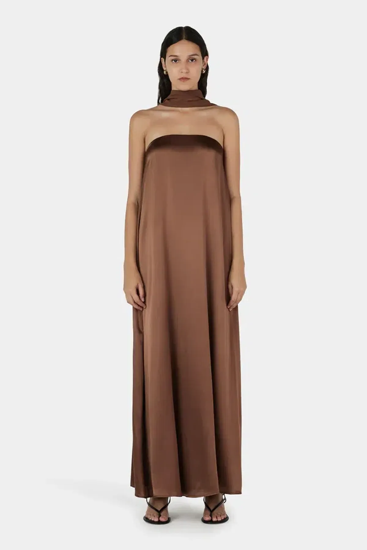 Hansen & Gretal Ischia Dress Biscuit Size S/AU 8 - Image 1