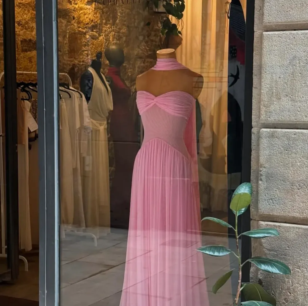 Raphaella Santana Ophelia Maxi Dress Pink Size AU8 for rent on The Volte - main image