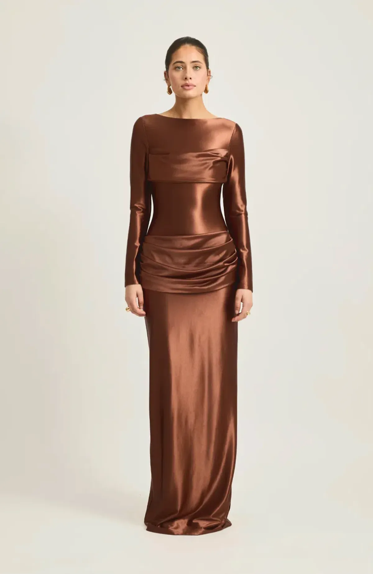 Tojha Hadleigh Maxi Dress Brown Size S / AU 8 - Image 2