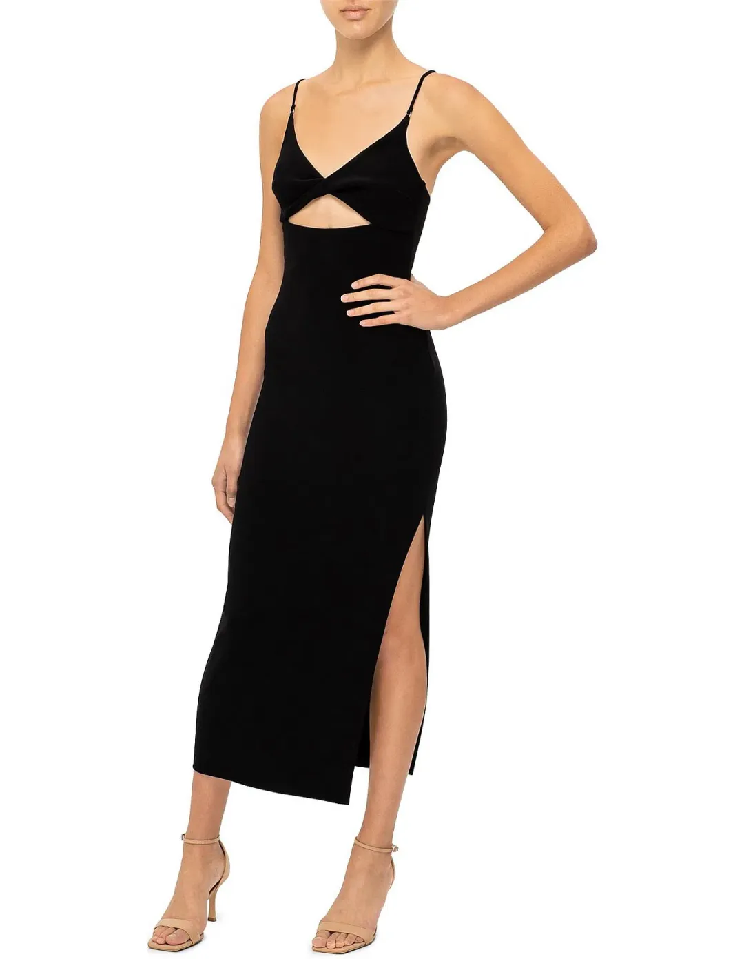 Bec & Bridge Ivy Midi Dress Black Size 10 for rent on The Volte - main image