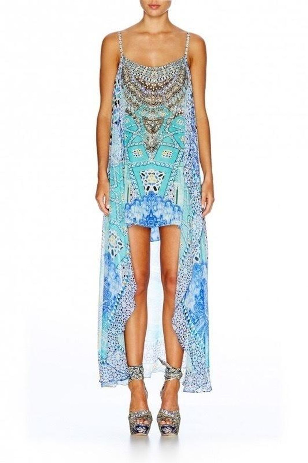 Camilla Sultans Gate Mini Dress with Overlay Size 12 for rent on The Volte - main image