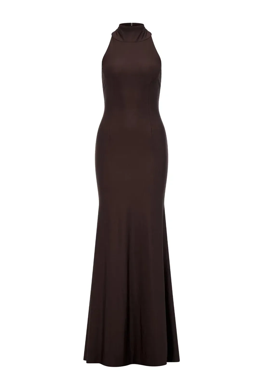 Alamour Santana Chocolate Maxi Dress Size 12 for rent on The Volte - main image