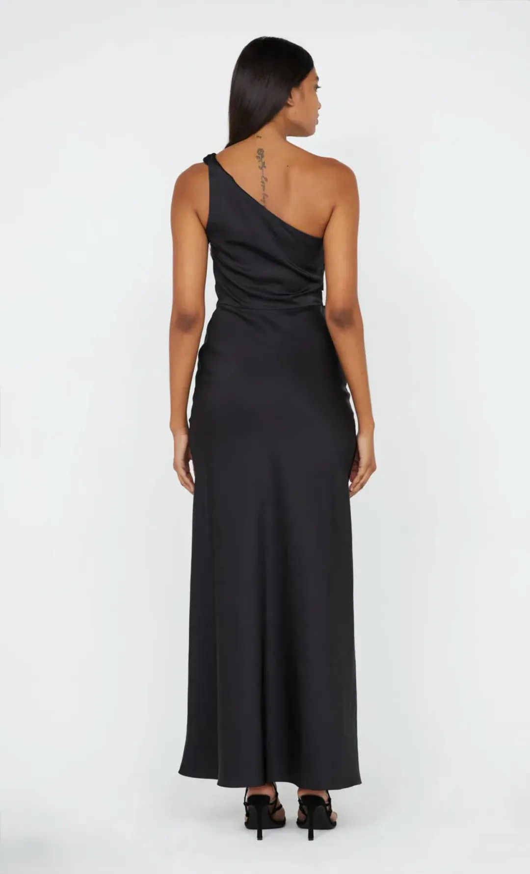 Bec & Bridge Lunetta Asym Maxi Dress Black Size 12 for rent on The Volte - main image