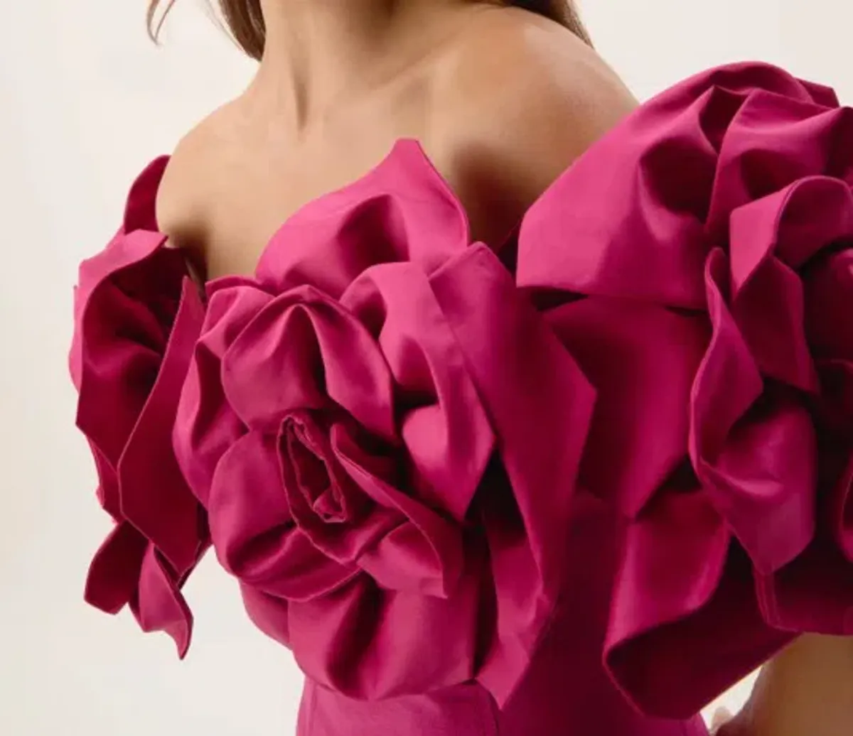 Aje Etta Gown Magenta Size AU 8 - Image 4