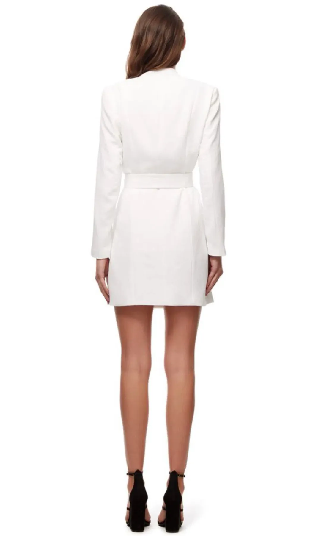 Kookai Edwina Blazer Dress White Size 36 for rent on The Volte - main image