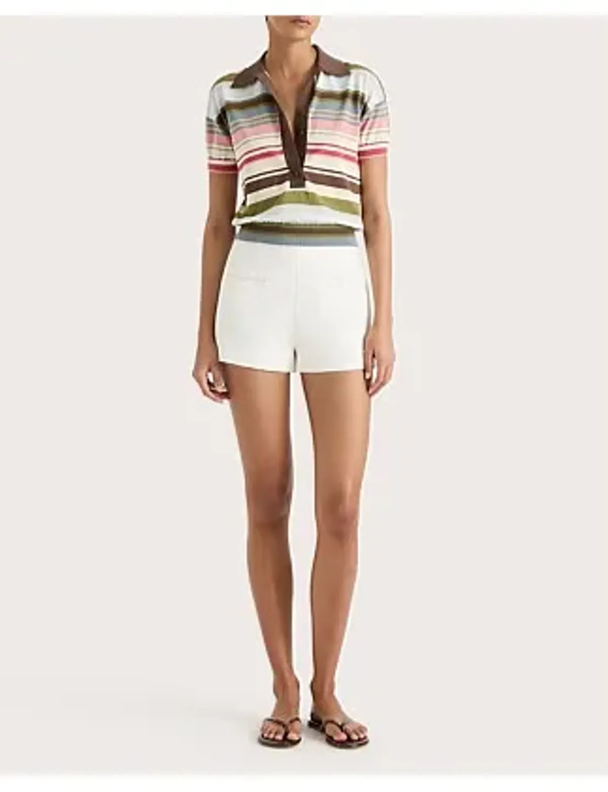 Faithfull the Brand Sable Polo Shirt Size 8/S for rent on The Volte - main image