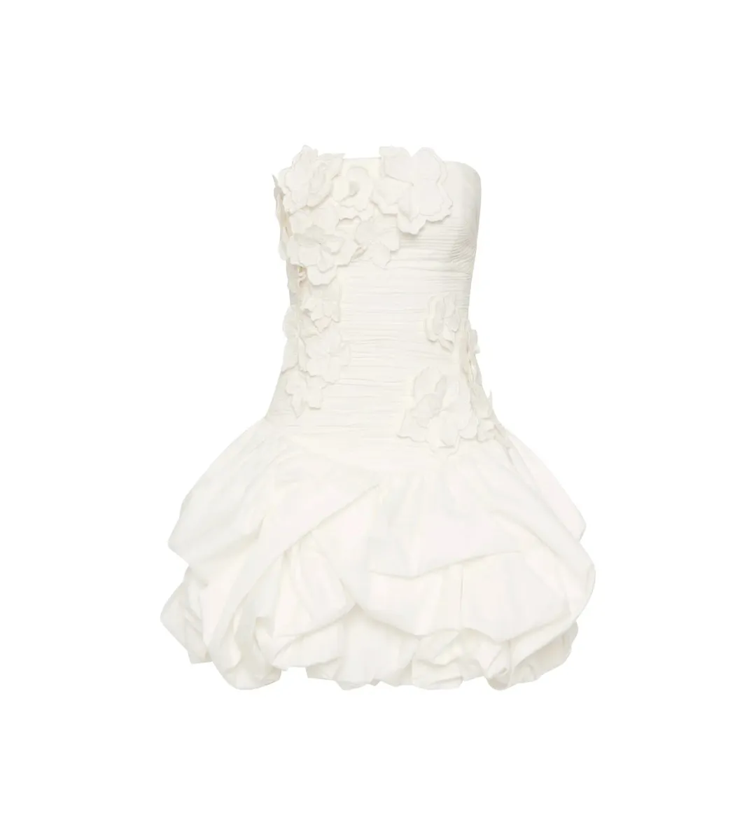 Aje Splendour Mini Dress In Ivory Size 8 for rent on The Volte - main image