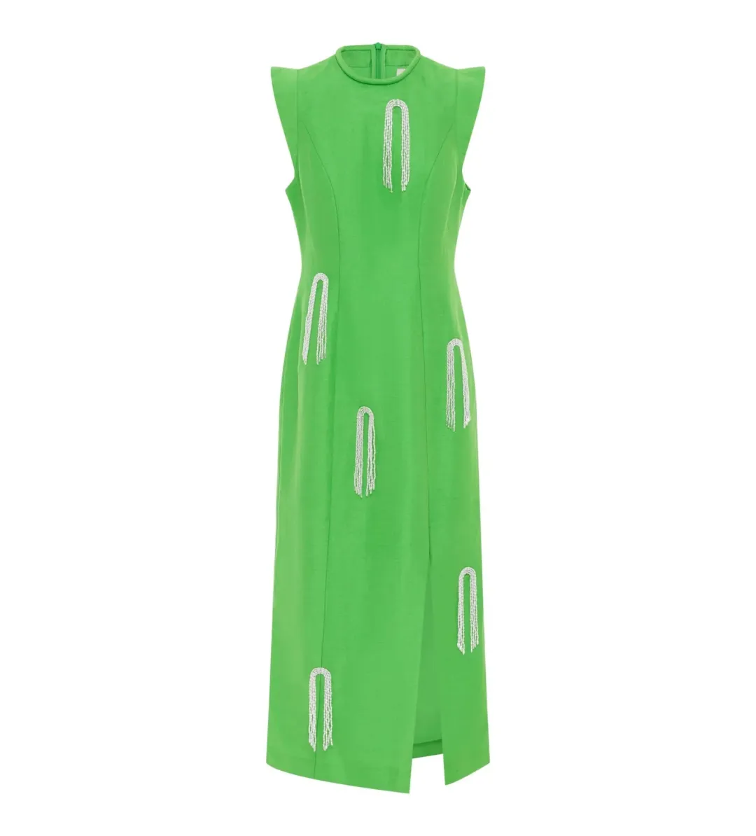 Alemais Dazzle Midi Dress Green Size AU 10 for rent on The Volte - main image