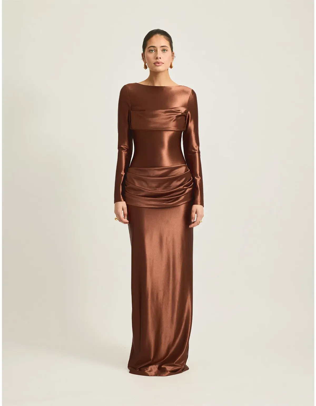 TOJHA Hadleigh Maxi Dress in Sierra Brown Size 10/M - Image 1