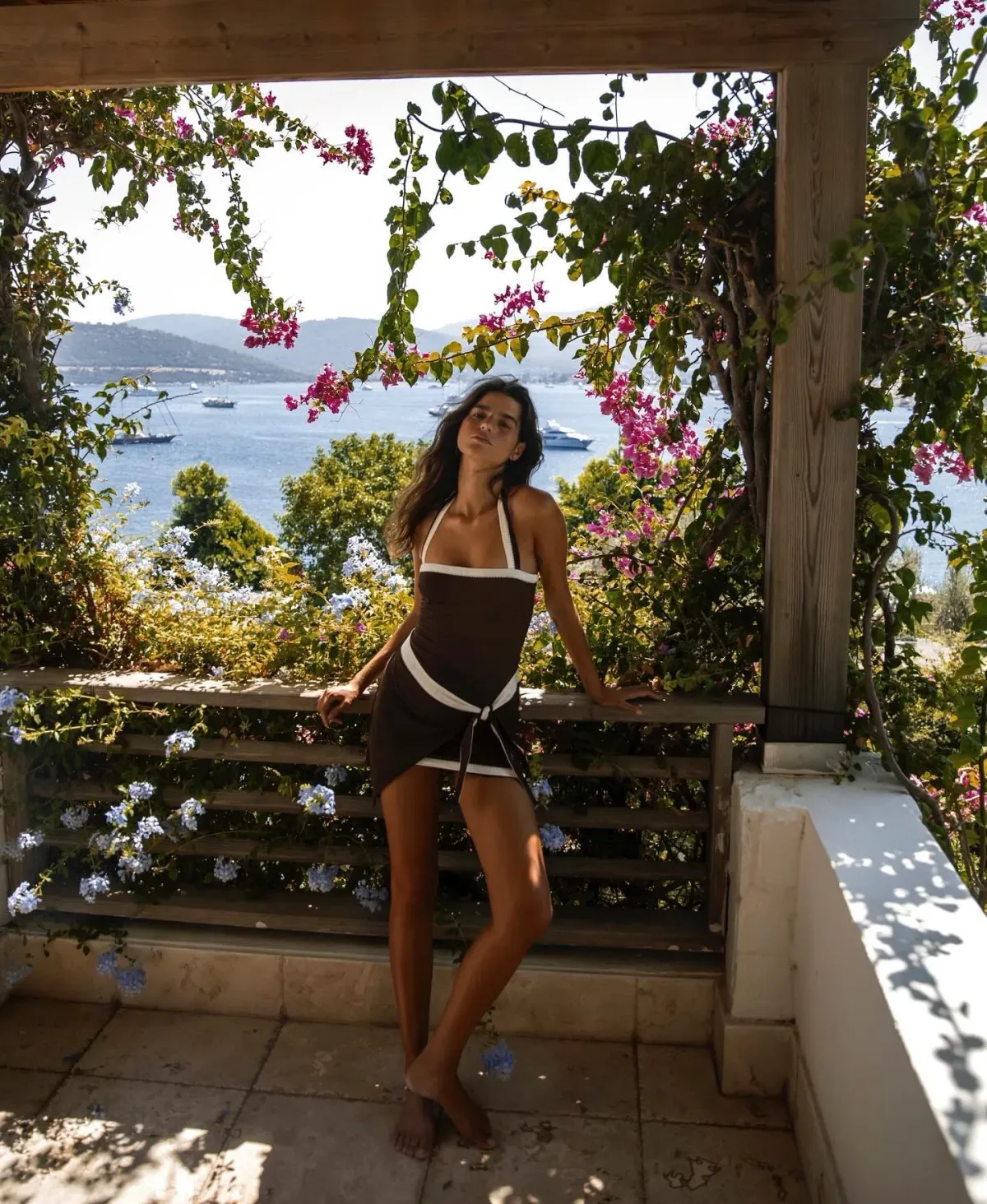 Sir the Label Jacques Mini Dress Chocolate  Size 10  - Image 7